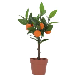 O'malley Kunstplanten En Kunstbloemen>Boom mandarijn 38 cm