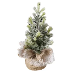 Boltze home Kerstdecoratie>Boom met jute Tanne 22cm