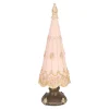 Kerstdecoratie>Boom roze 31 cm