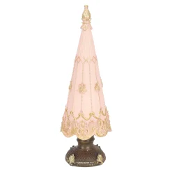 Kerstdecoratie>Boom roze 31 cm