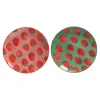 Decoris Koken & Tafelen>Bord aardbei 21 cm 2 assorti
