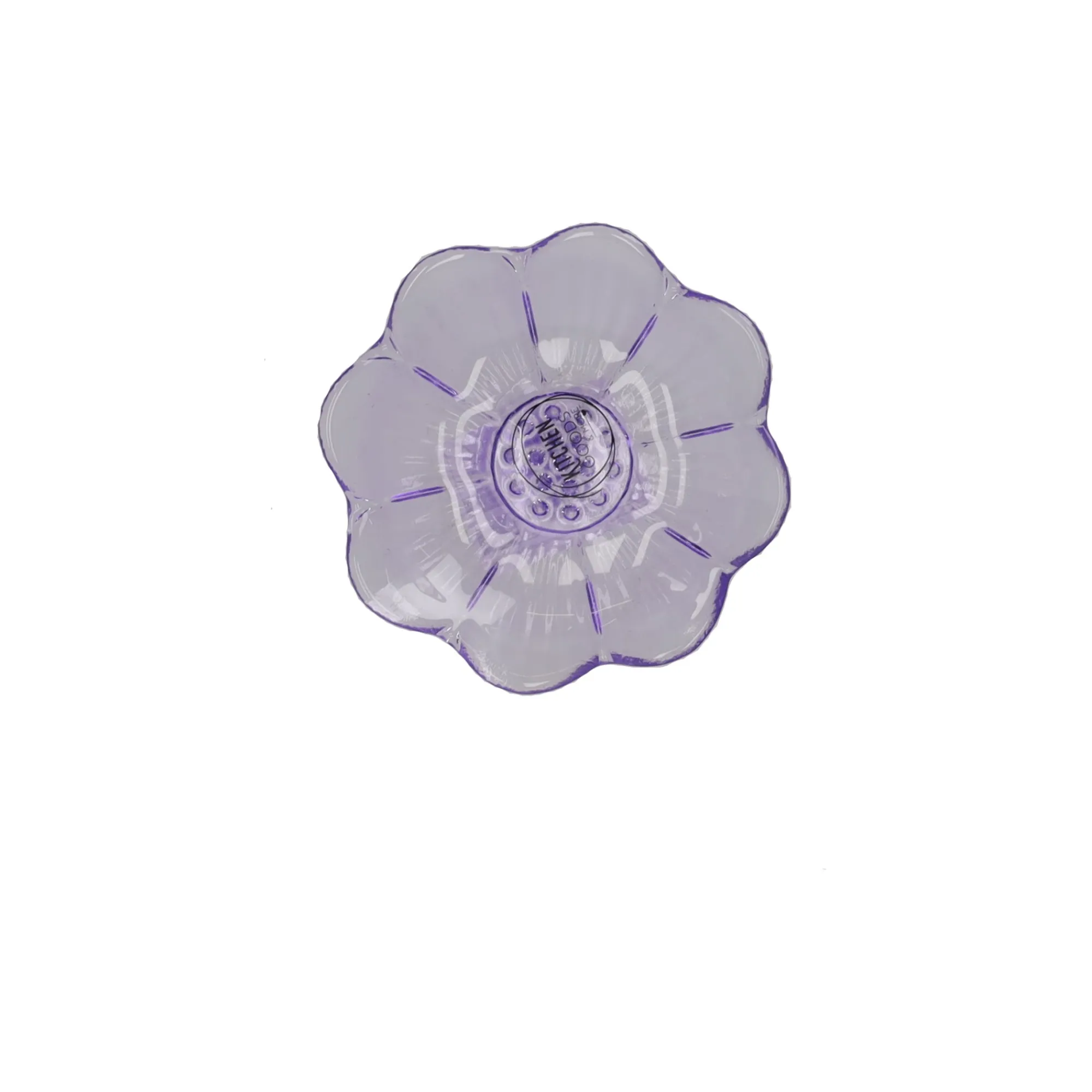 Mica Decorations Koken & Tafelen>Bord glas bloem 12 cm 3 assorti