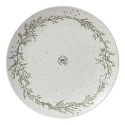 Decoris Kerstdecoratie>Bord wreath 27 cm