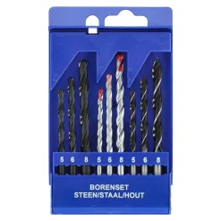 Westham Toebehoren Elektrisch Gereedschap>Borenset steen/staal/hout