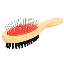 Friendly Pet Hondenverzorging>Borstel tweezijdig kat+hond 21cm