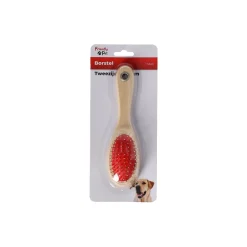 Friendly Pet Hondenverzorging>Borstel tweezijdig kat+hond 21cm