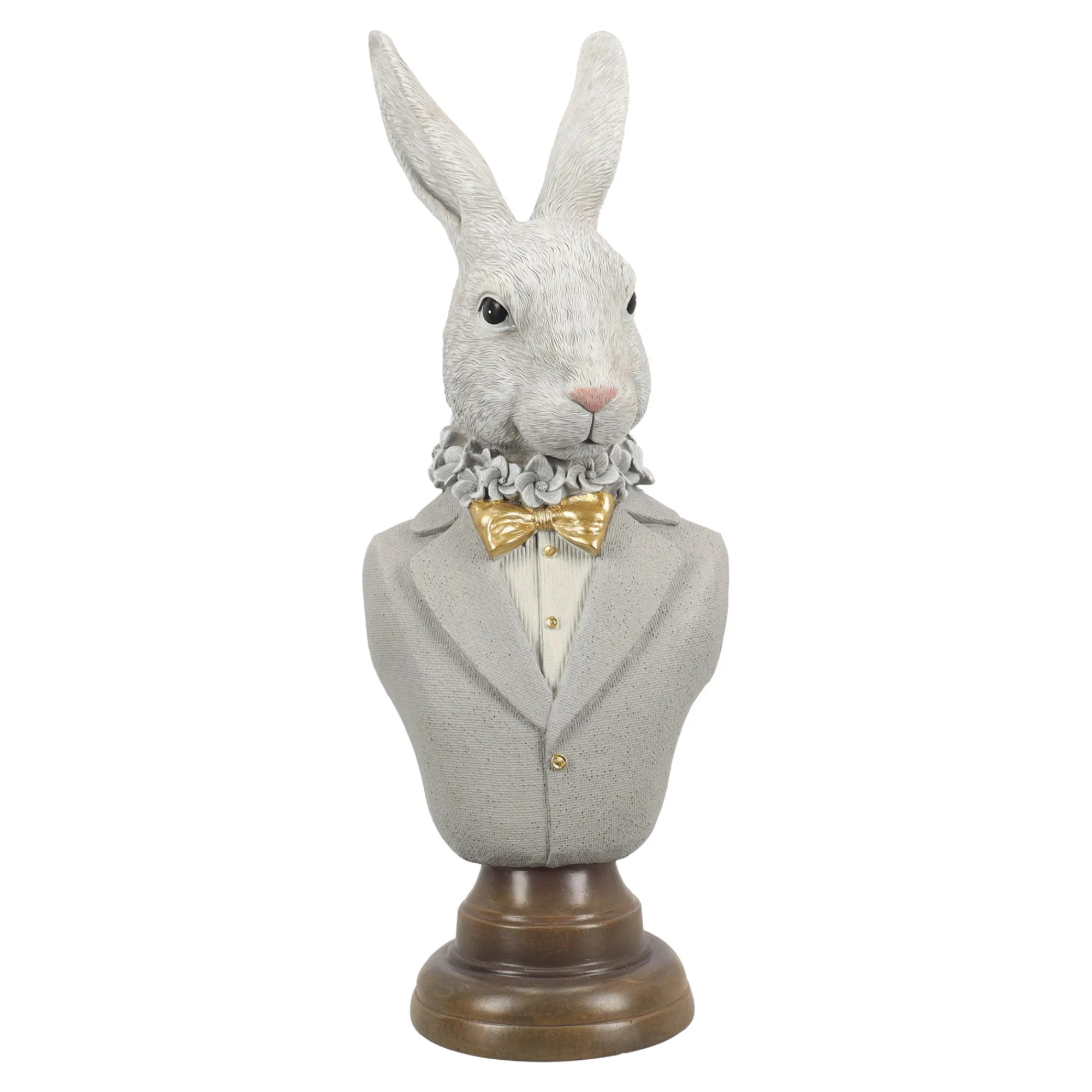 O'malley Pasen>Buste konijn grijs 39cm