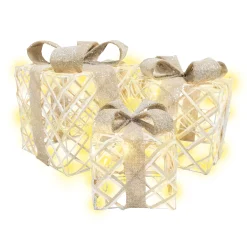 O'malley Kerstdecoratie>Cadeauset 3-delig met LED