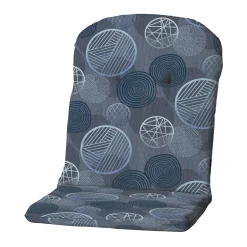 Madison Tuinkussens>Circle Blue kuipkussen 45x96