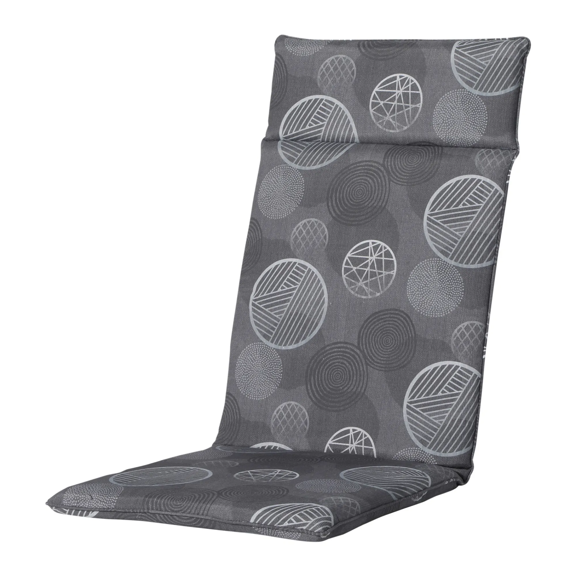 Madison Tuinkussens>Circle Grey kussen hoog uni 50x120