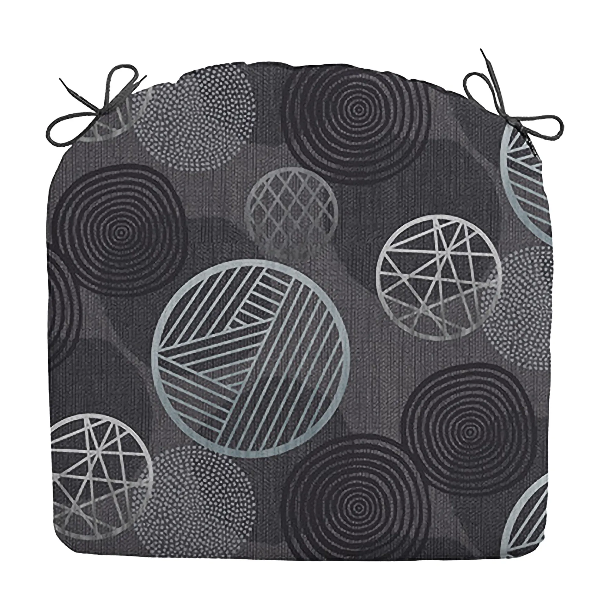 Madison Tuinkussens>Circle Grey zitkussen 46x48