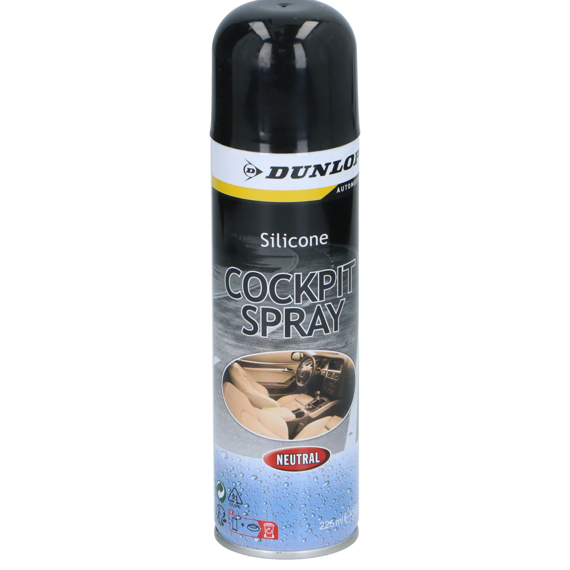 Dunlop Autoreiniging En Onderhoud>Cockpit spray 225ml assorti