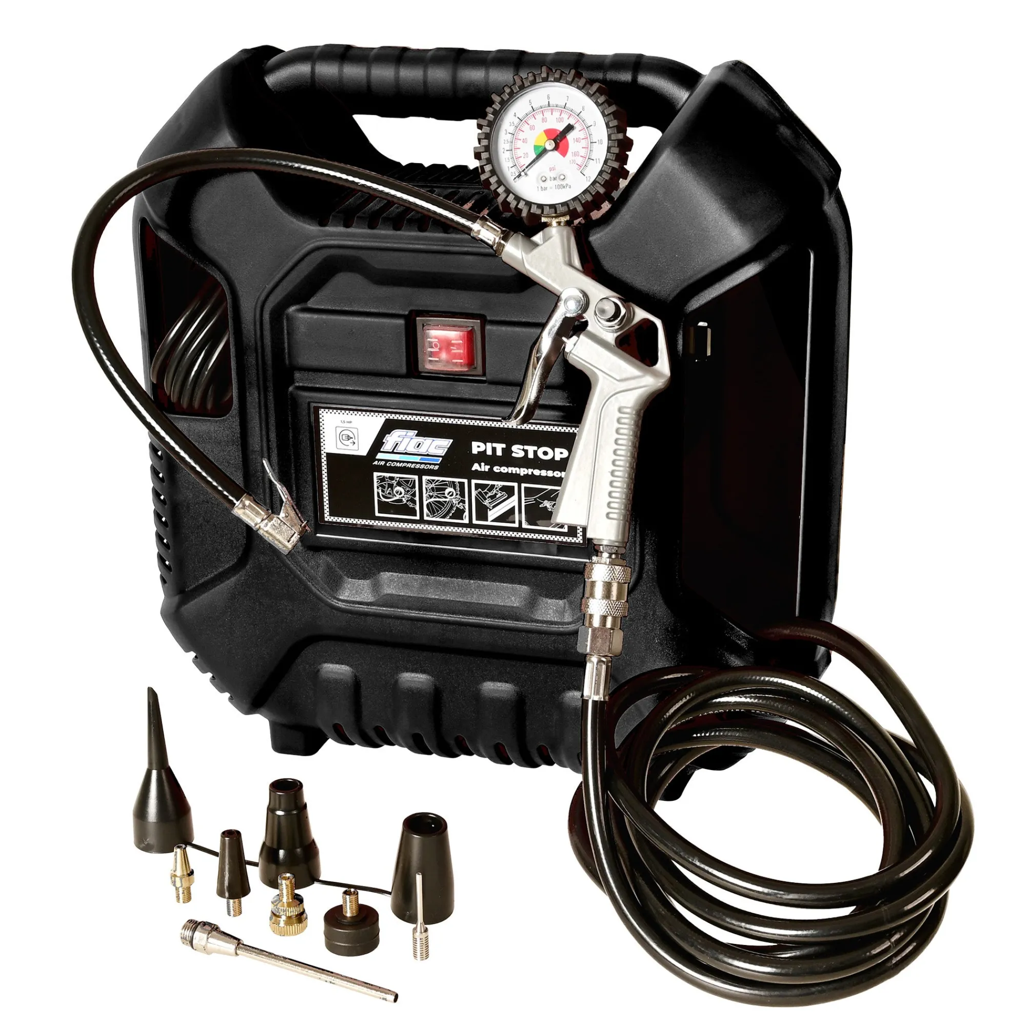 Fiac Werkplaatsgereedschap>Compressor Pit Stop 1,5pk met set