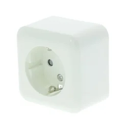 Q-link Schakelmateriaal>Contactdoos 1V Exo OPB RA PW