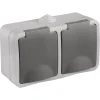 Q-link Schakelmateriaal>Contactdoos 2-voudig RA IP54 opbouw QL