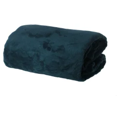 O'malley Plaids En Sierkussens>Coral fleece turquoise 150 x 200 cm