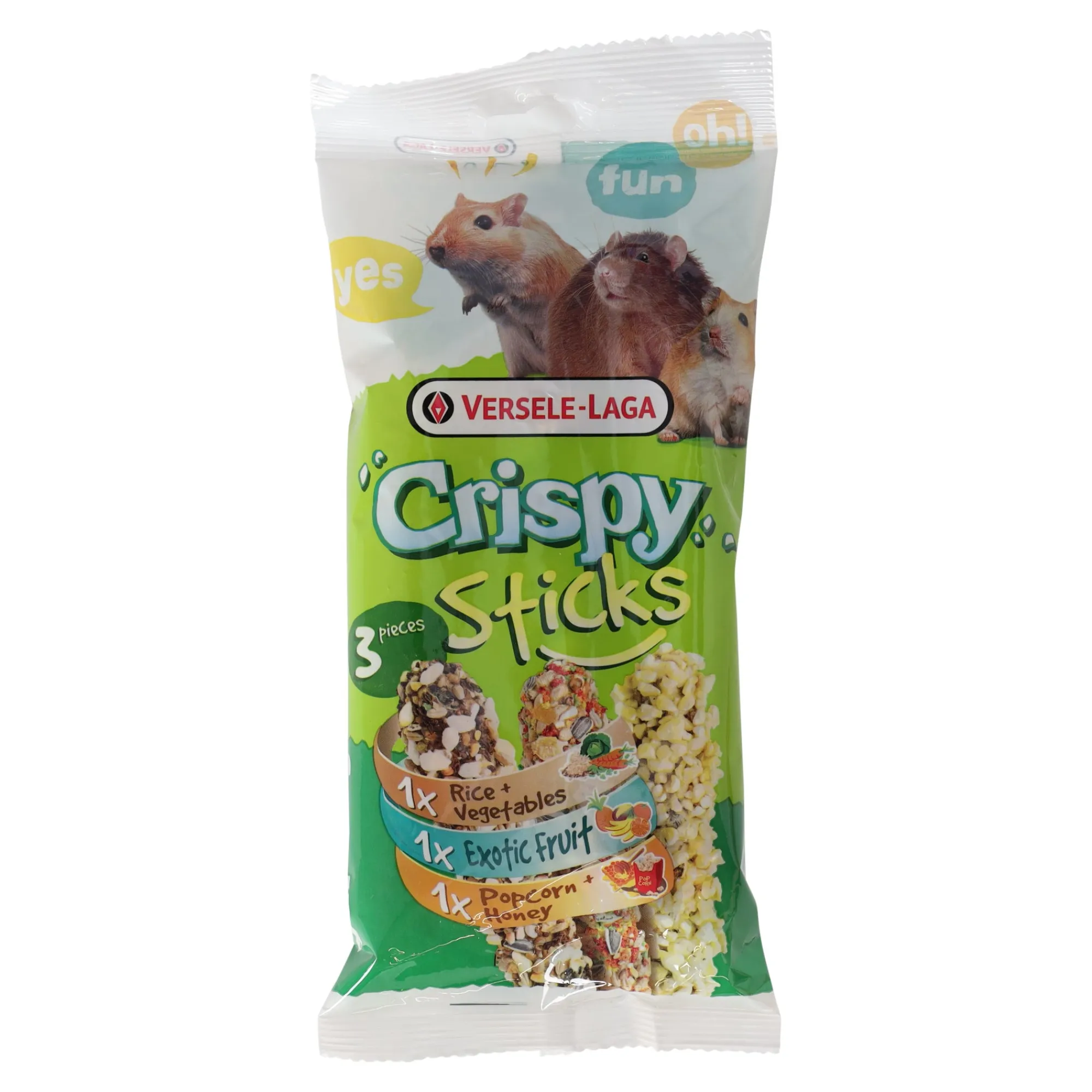 Versele Laga Knaagdieren Snacks>Crispy stick variety 3st omnivoor