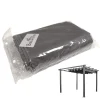 Bois le Duc Overkapping Tuin>Dakdoek pergola Aviano 3x3 m Grijs