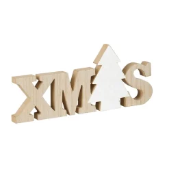 Kerstdecoratie>Deco hout Xmas 30 cm
