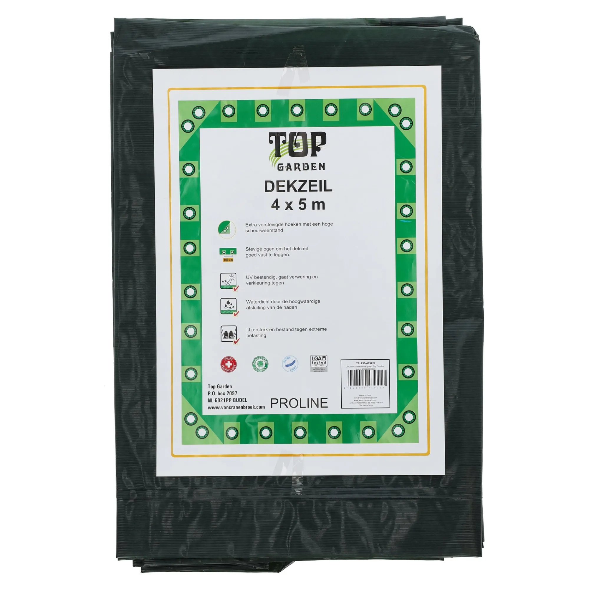 Bel Garden Bouw>Dekzeil 4 x 5 M Proline groen