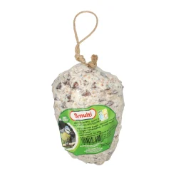 Smulti Vogelsnacks>Dennenappel met vet en wintervoer
