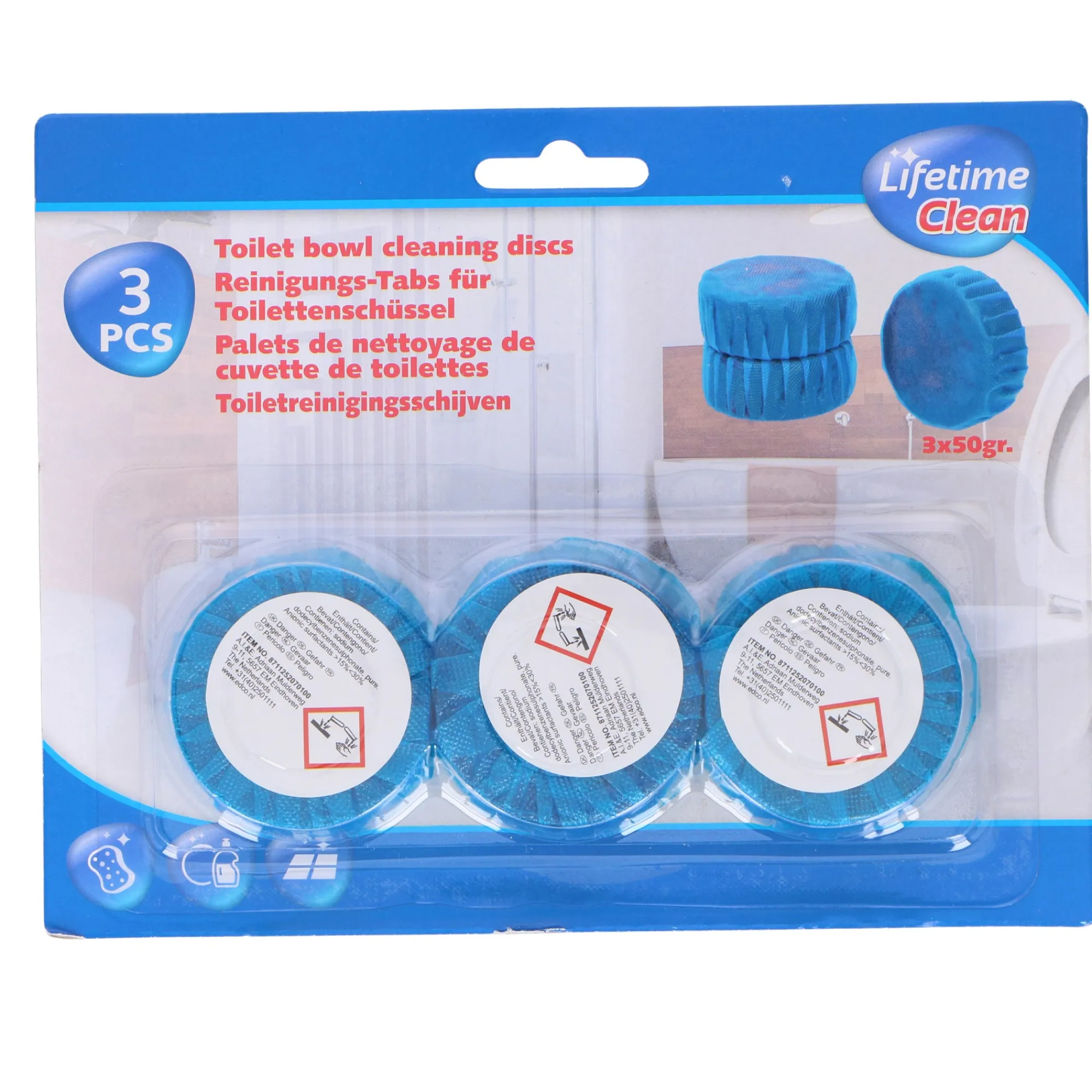 Lifetime Schoonmaken>Deodorizer 3x50g