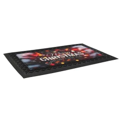 Kerstdecoratie>Deurmat kerst met muziek 2 75 x 45 cm