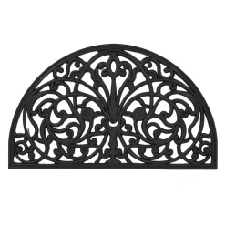 Van Cranenbroek Woondecoratie>Deurmat rubber halfrond 45 x 75 cm