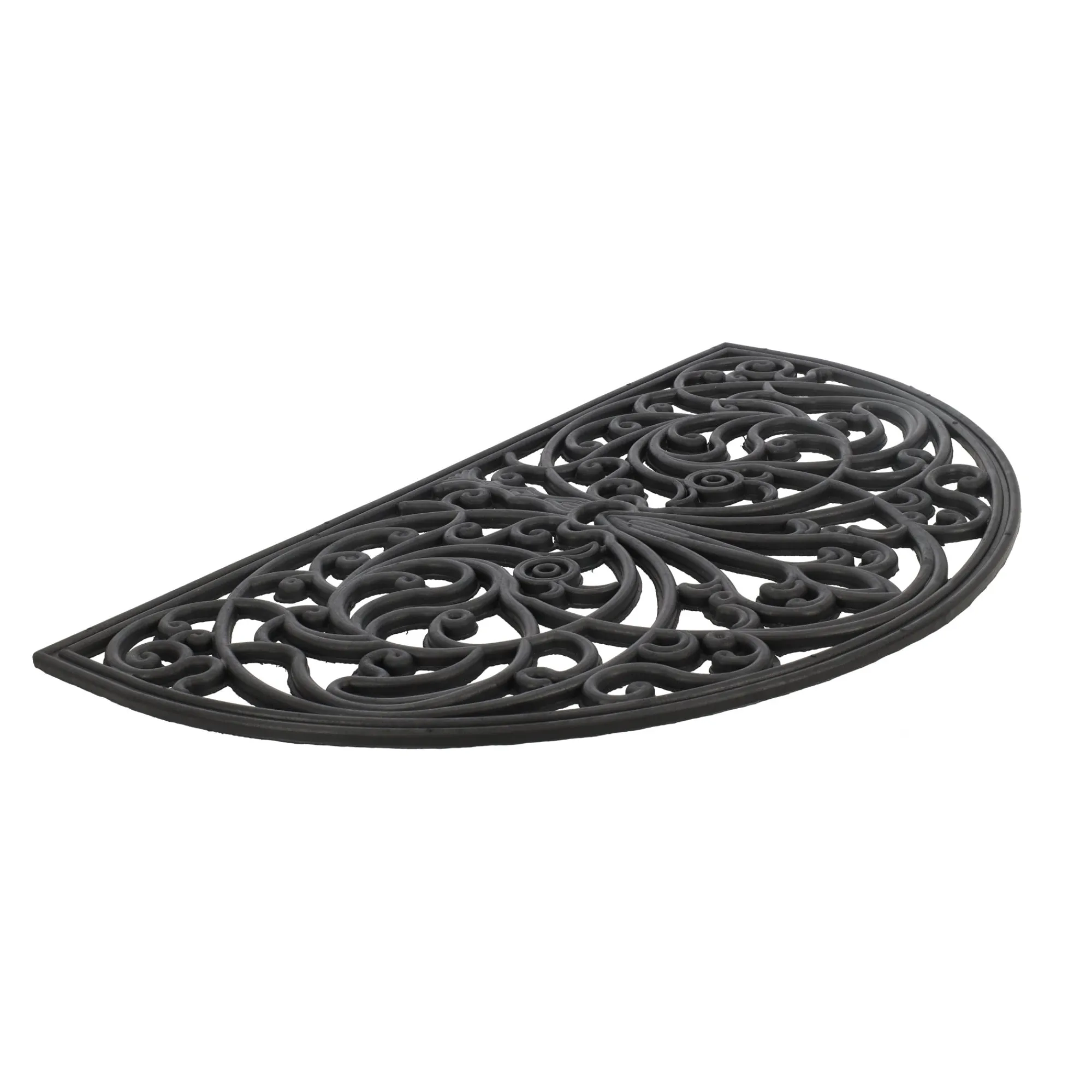 Van Cranenbroek Woondecoratie>Deurmat rubber halfrond 45 x 75 cm