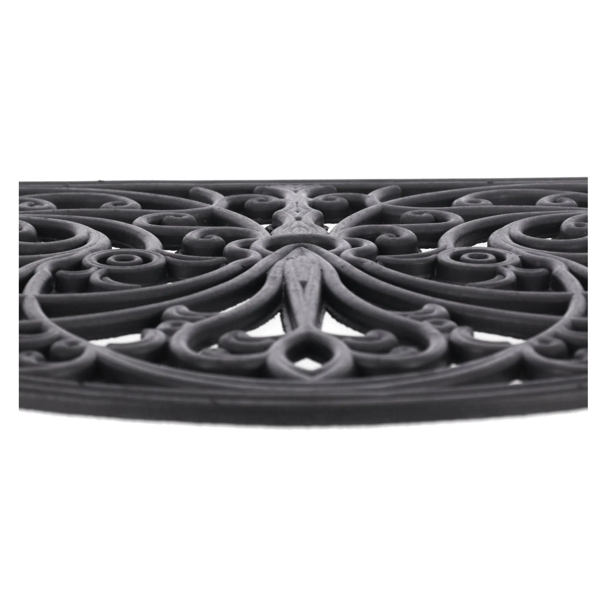 Van Cranenbroek Woondecoratie>Deurmat rubber halfrond 45 x 75 cm