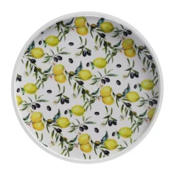 Decoris Koken & Tafelen|Woondecoratie>Dienblad hout citrus 35 cm
