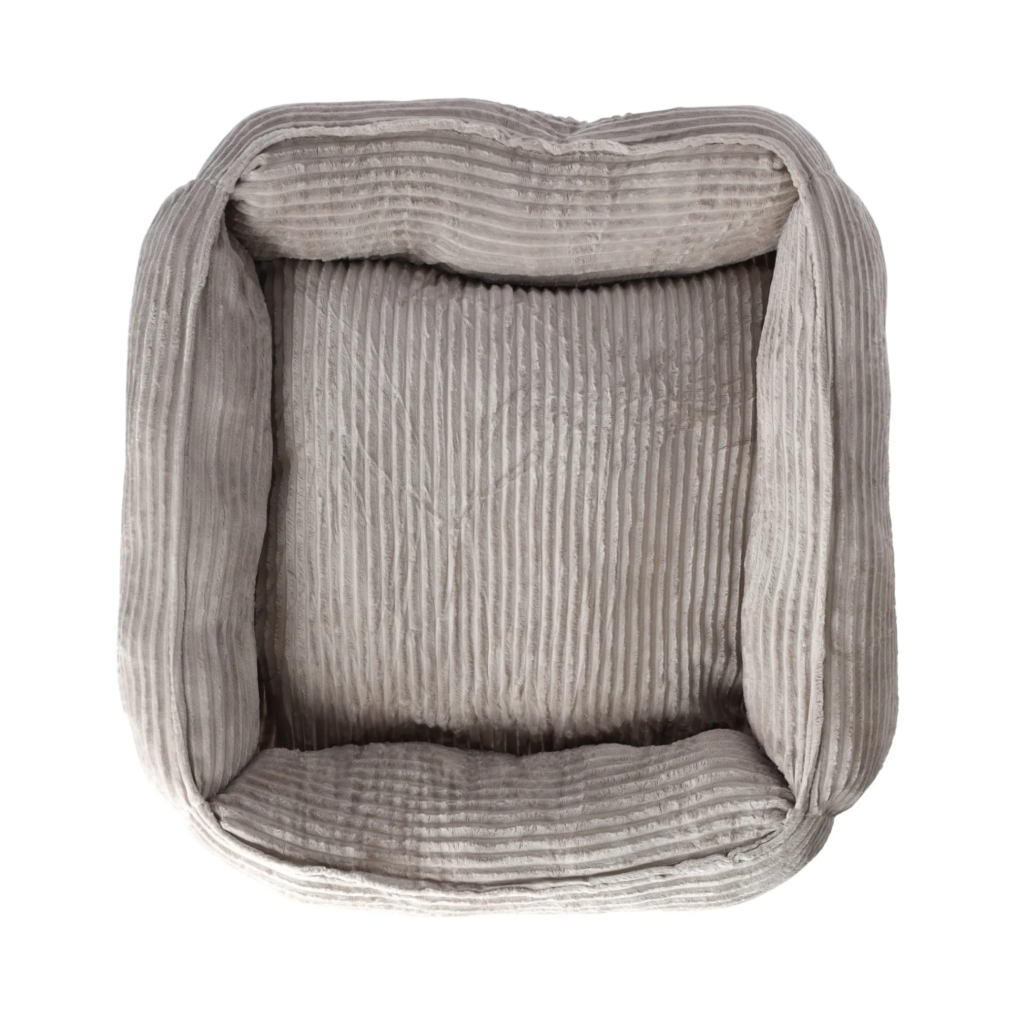 Friendly Pet Kattenmand|Hondenkussen>Dierenmand stripe design 65x60x20cm taupe