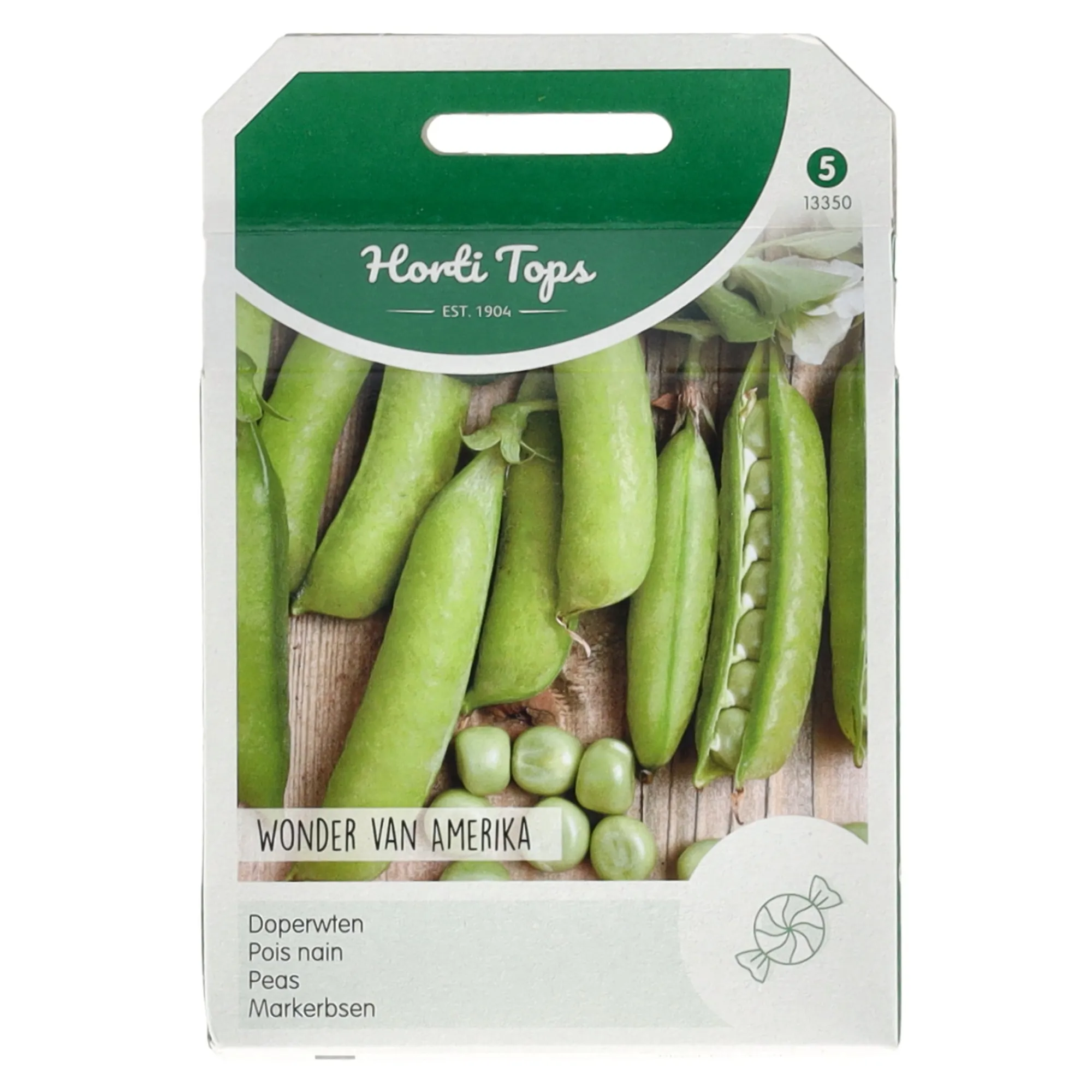 Horti Tops Moestuin>Doperwten wonder van Amerika