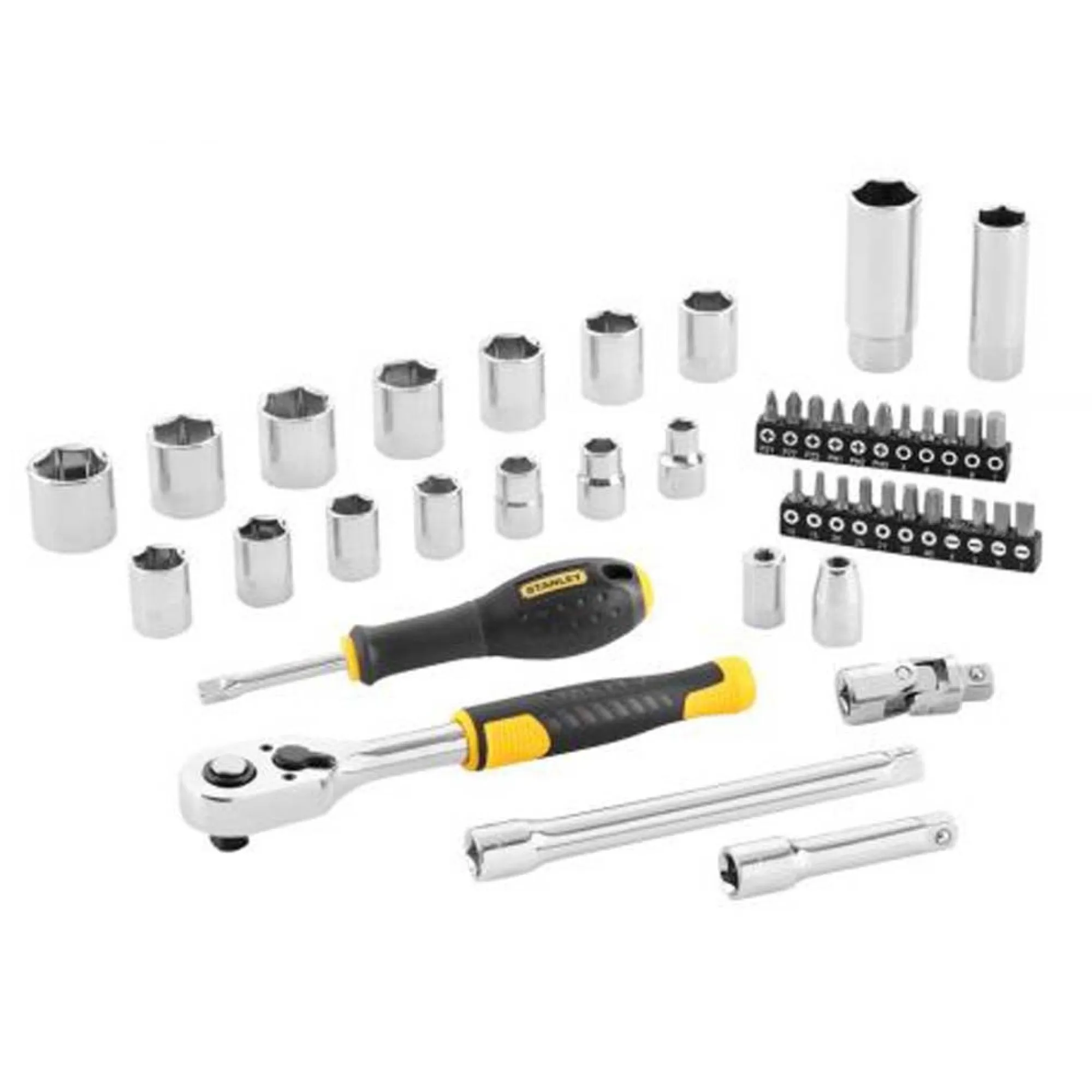 Stanley Handgereedschap>Dopsleutelset 45delig 3/8 STMT82829