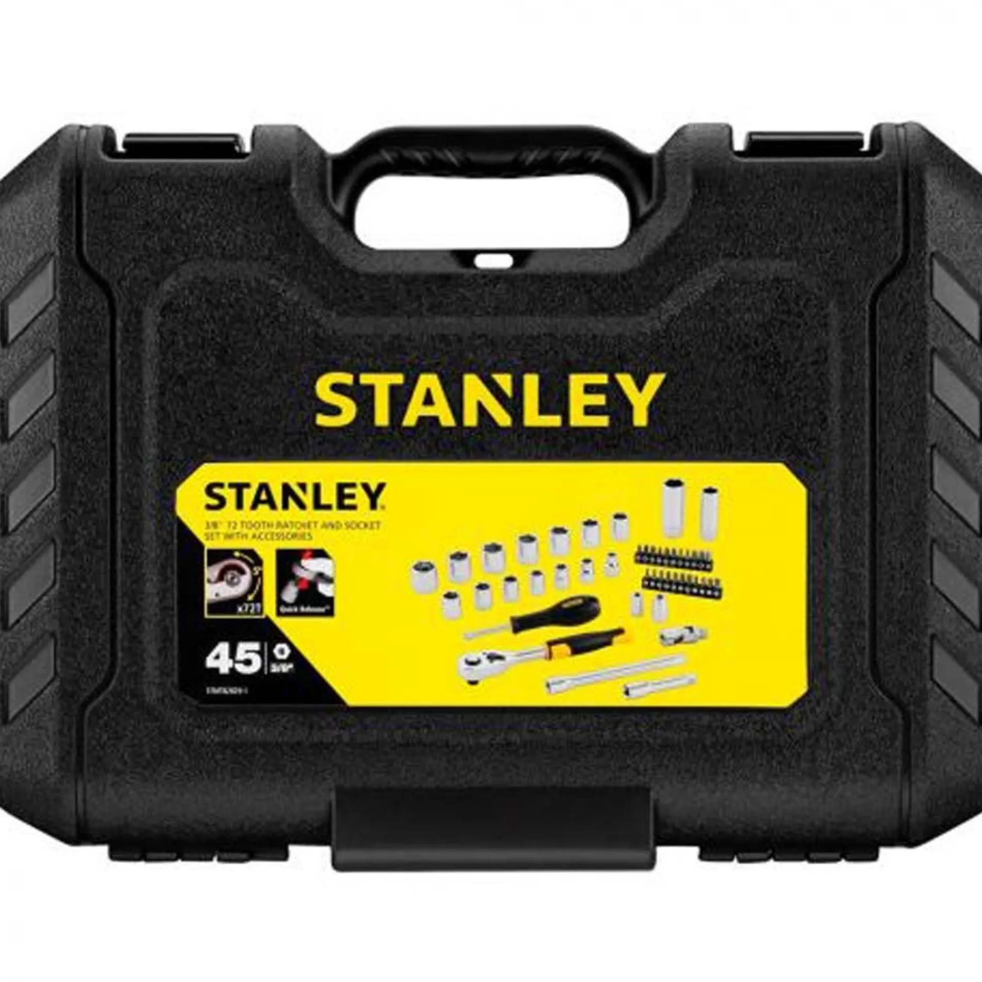 Stanley Handgereedschap>Dopsleutelset 45delig 3/8 STMT82829