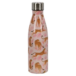 Lunch Buddies Koken & Tafelen>Drinkfles RVS cheeta