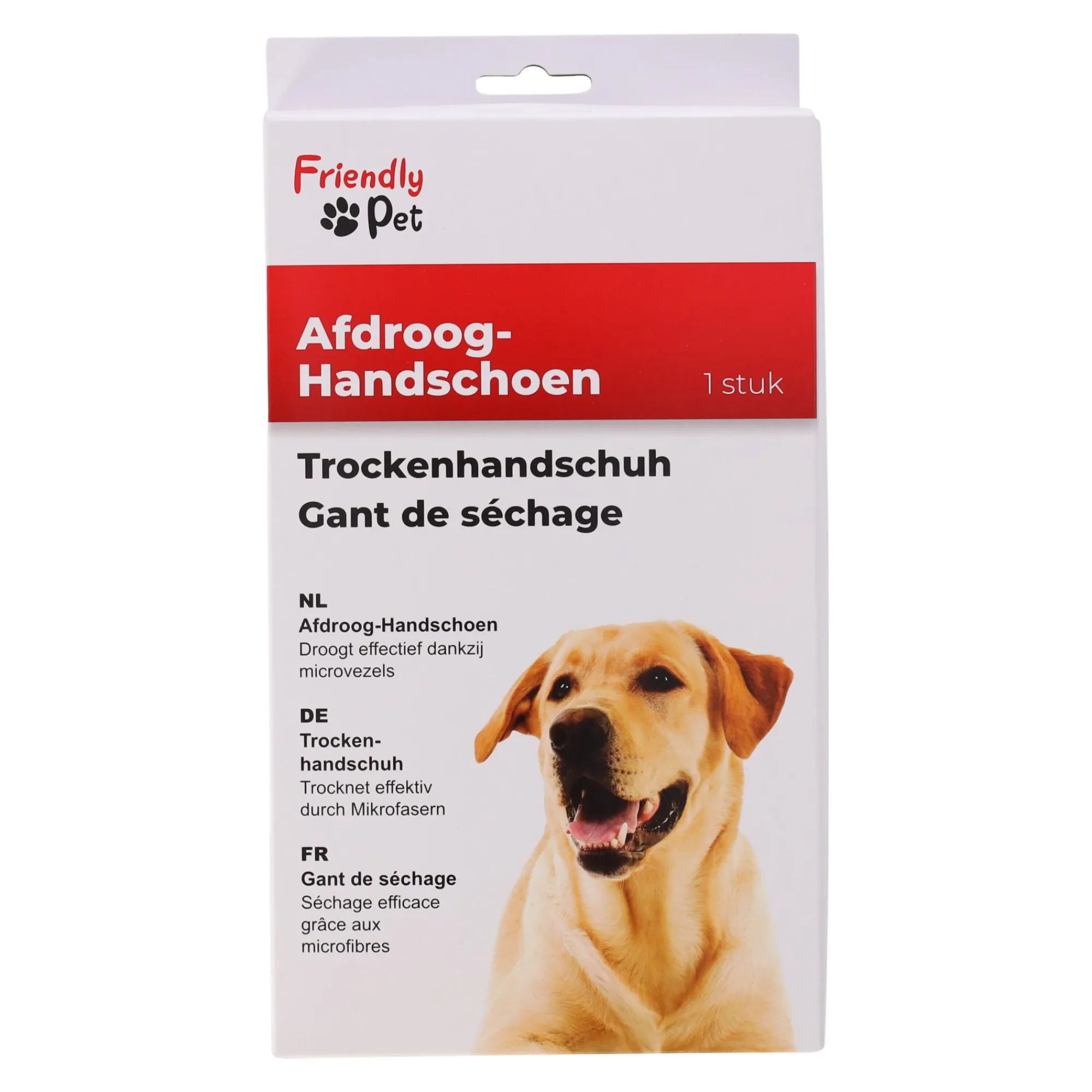 Friendly Pet Hondenverzorging>Drooghandschoen hond blauw 28x18cm