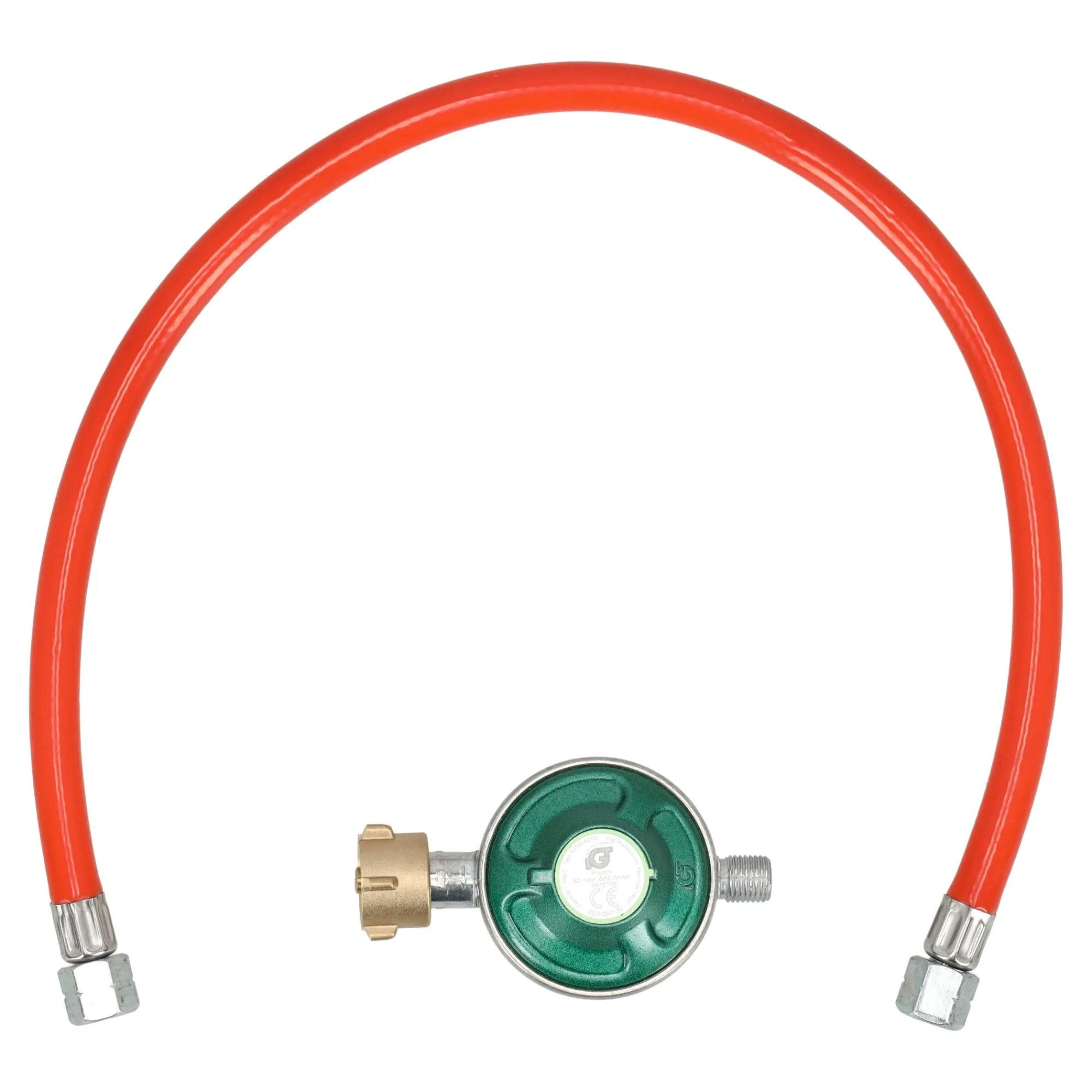 Sun Heat Barbecueaccessoires>Drukregelaar gas 50mbar DE groen SH