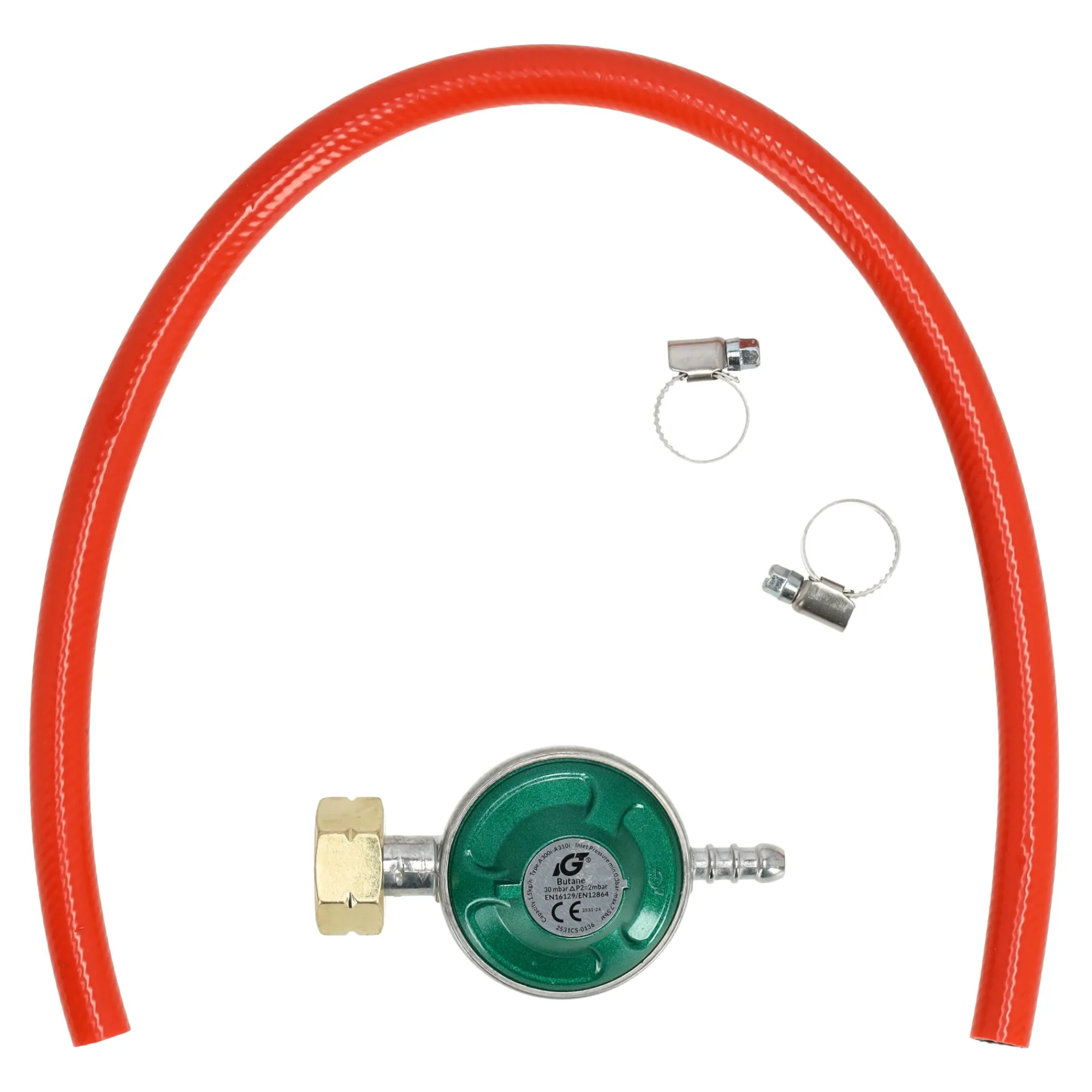 Sun Heat Barbecueaccessoires>Drukregelaar gas 30mbar NL groen SH