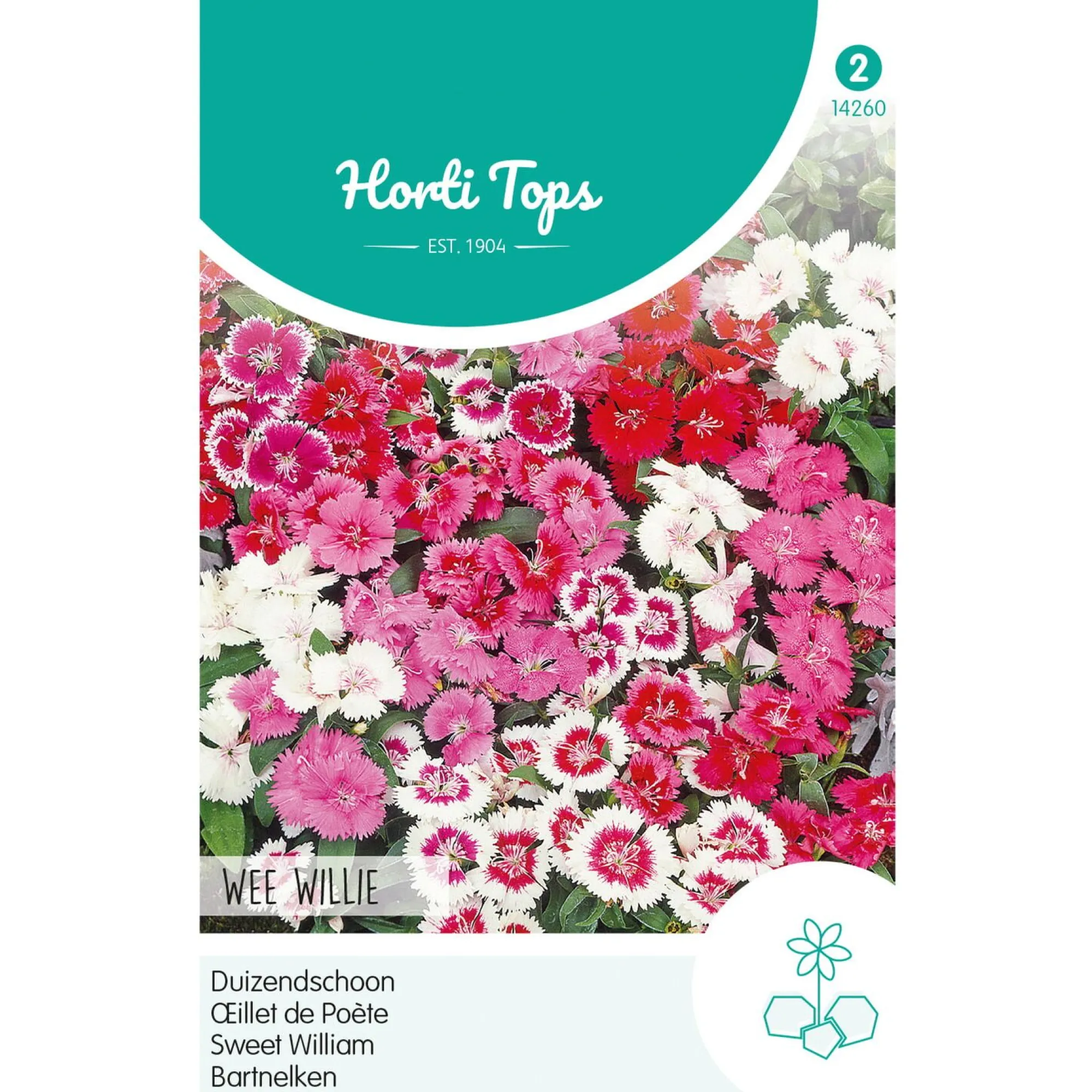 Horti Tops Moestuin>Duizendschoon Wee Willie Mix