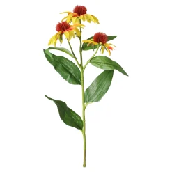 Mica Decorations Kunstplanten En Kunstbloemen>Echinacea geel 62 cm