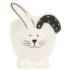 Van Cranenbroek Pasen>Eidop konijn wit zwart 5x9cm