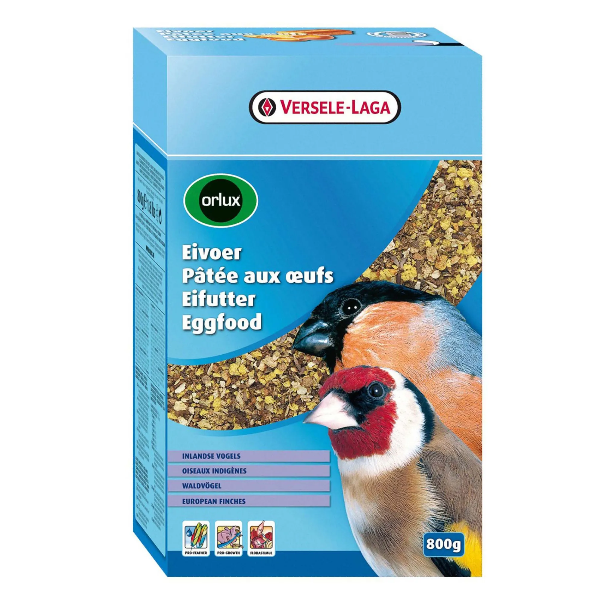 Versele Laga Vogelvoer>Eivoer dr wildzang 800gr Orlux