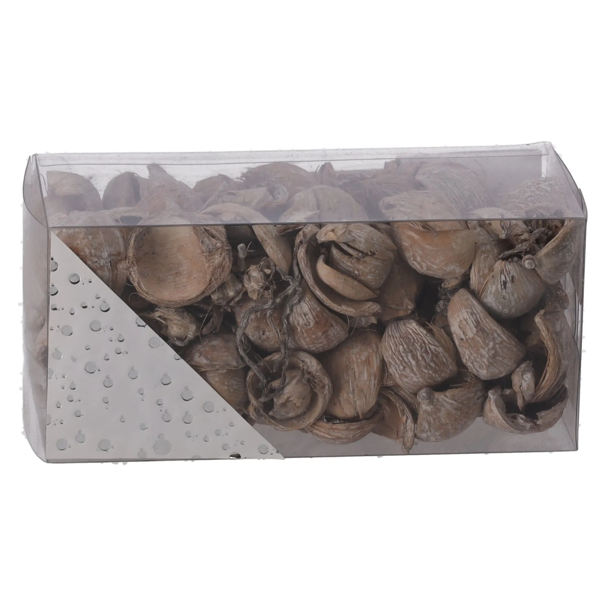 Natural Collections Woondecoratie>Exotische mix natuur white-wash 6 x 6 x 14 cm 6 assorti