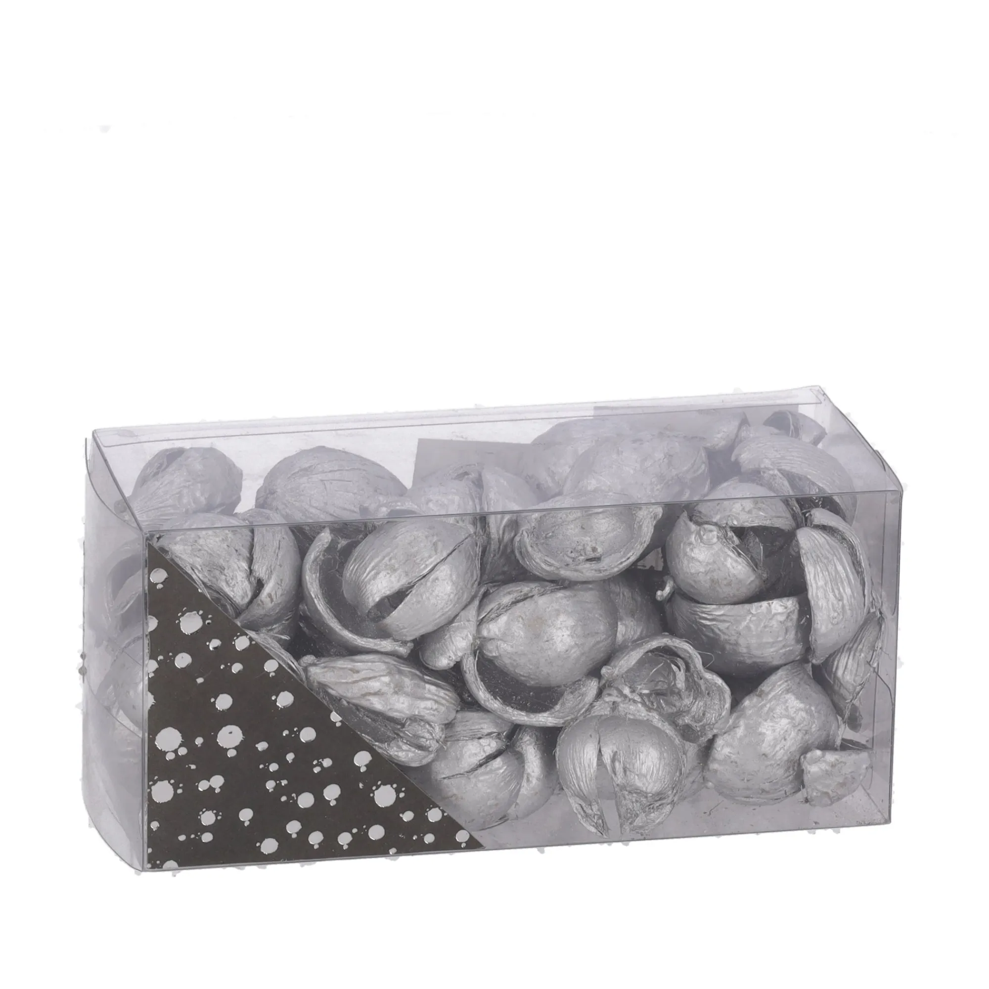 Natural Collections Woondecoratie>Exotische mix natuur zilver 6 x 6 x 14 cm 6 assorti