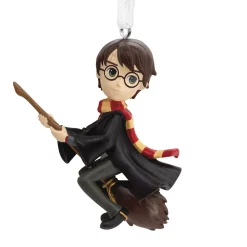 Hallmark Kerstballen|Kerstdecoratie>Famous character Harry Riding Broom