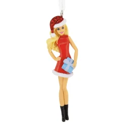 Hallmark Kerstdecoratie|Kerstballen>Famous character Santa Barbie
