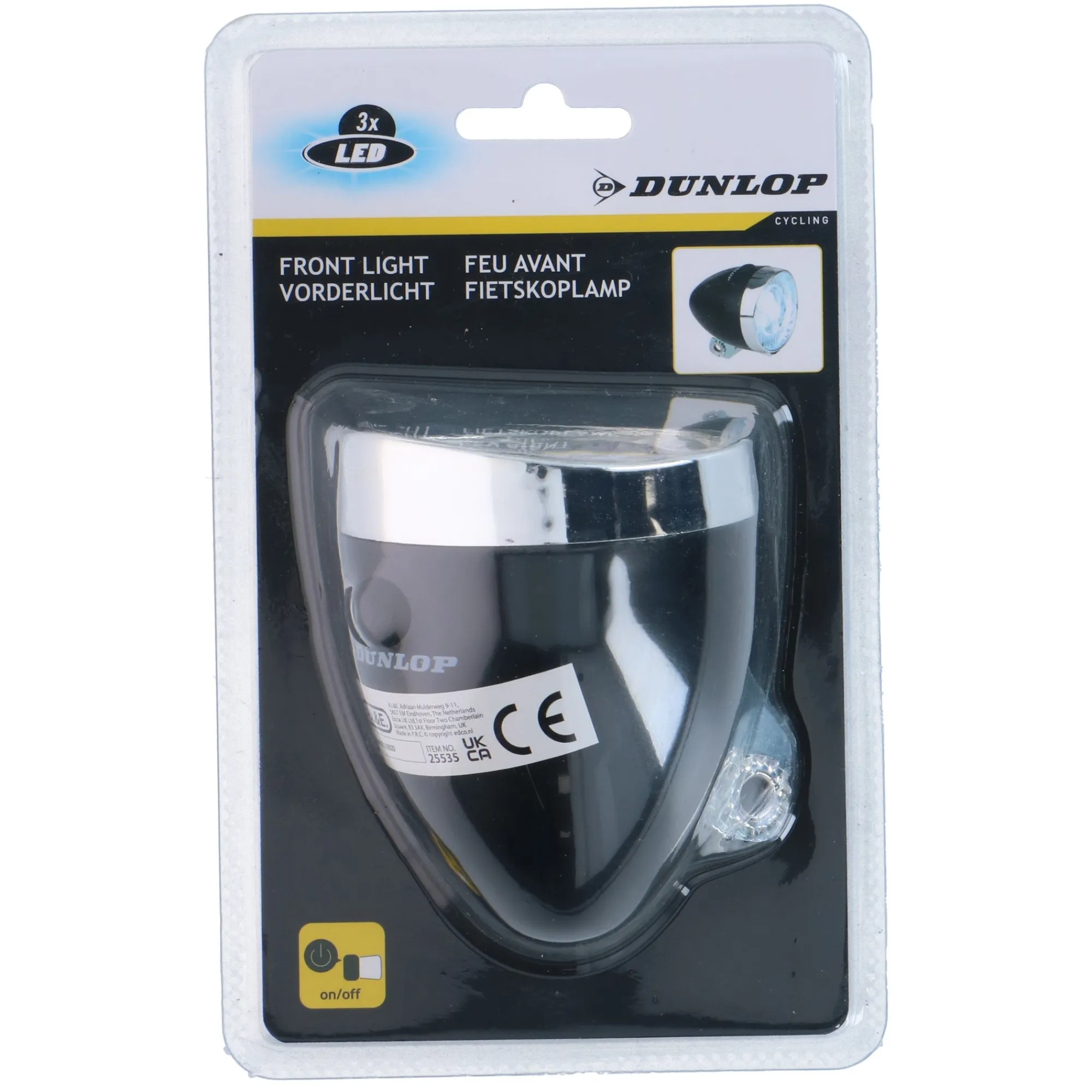 Dunlop Fietsspullen>Fietslamp 3LED