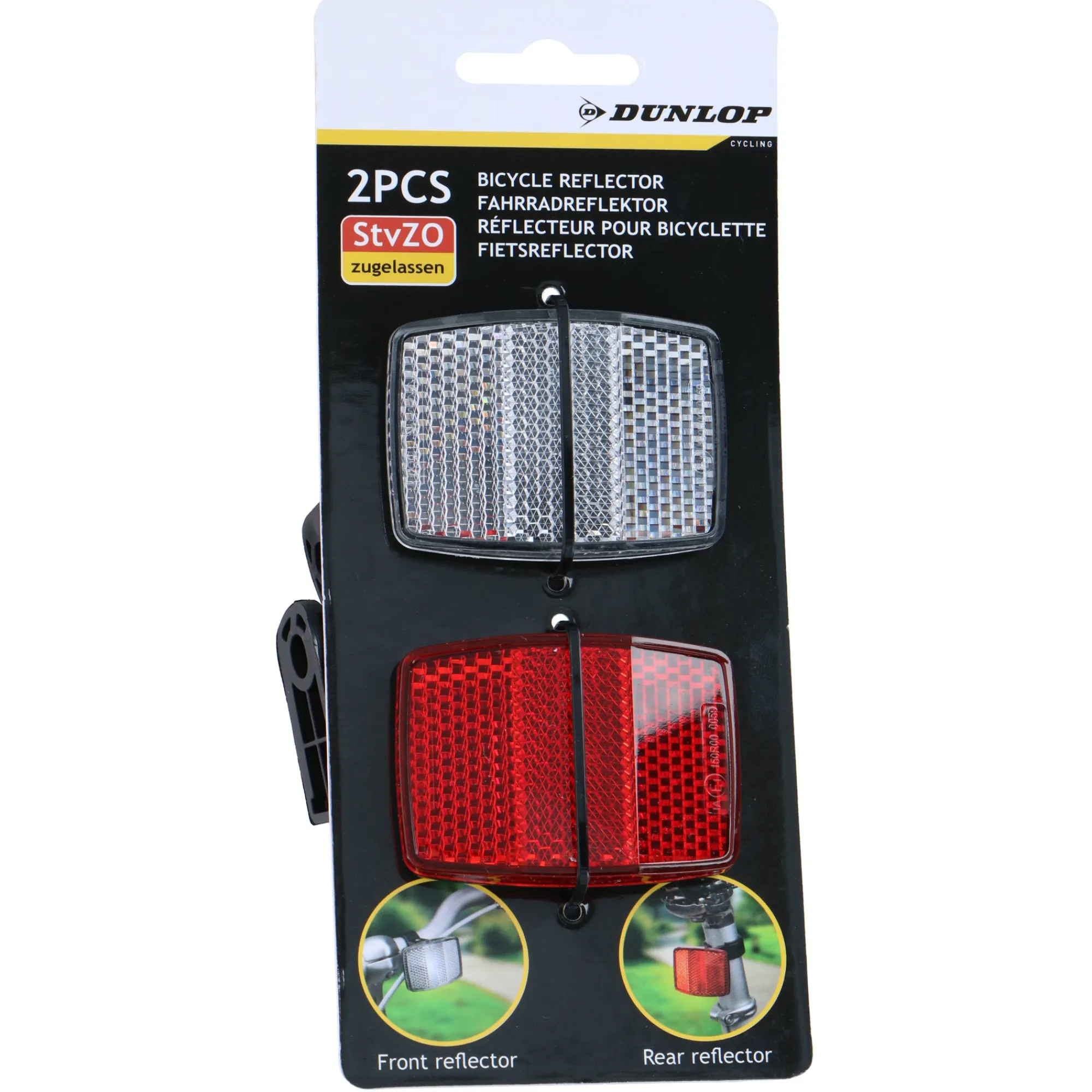 Dunlop Fietsspullen>Fietsreflectorset 2st