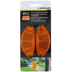 Dunlop Fietsspullen>Fietsspaakreflector 4st.